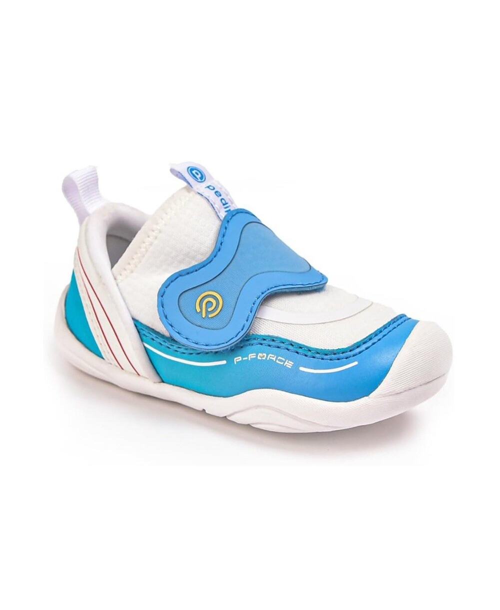 Pediped Boys Grip N Go First Walker Shoes Size 4-4.5 APMA Canvas Sneakers NEW